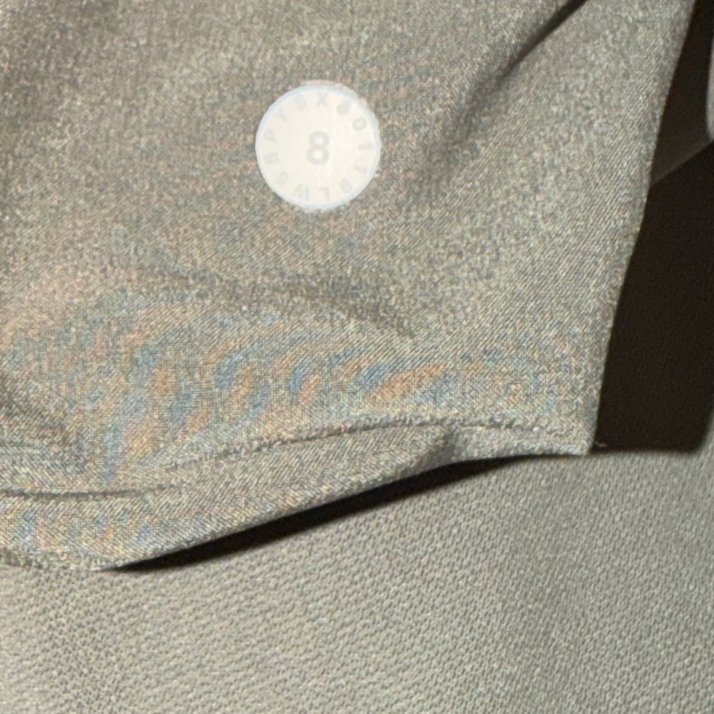 NEW Lululemon On The Fly Pant *Wide Leg Woven 31.5" Grey Sage size 8 - Picture 8 of 8